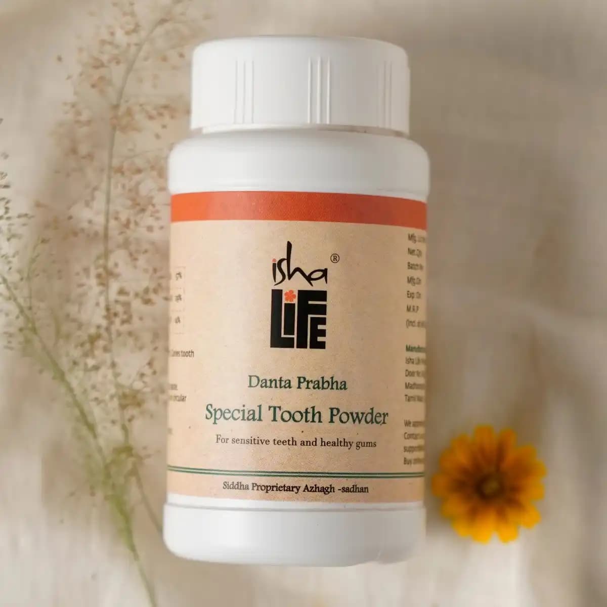 Isha life danta prabha special tooth powder 50 g shopindianproductsa