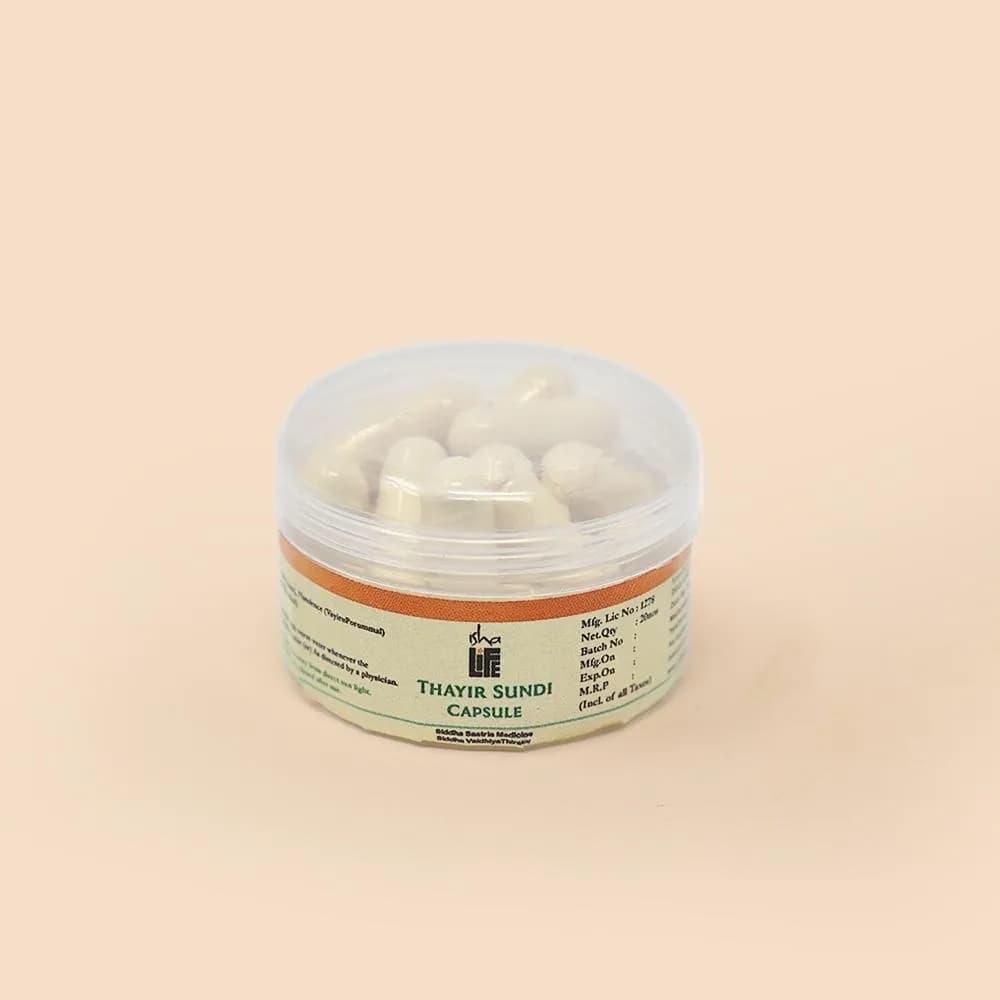Isha life thayir sundi capsule gastric relief 100 capsules shopindianproductsa