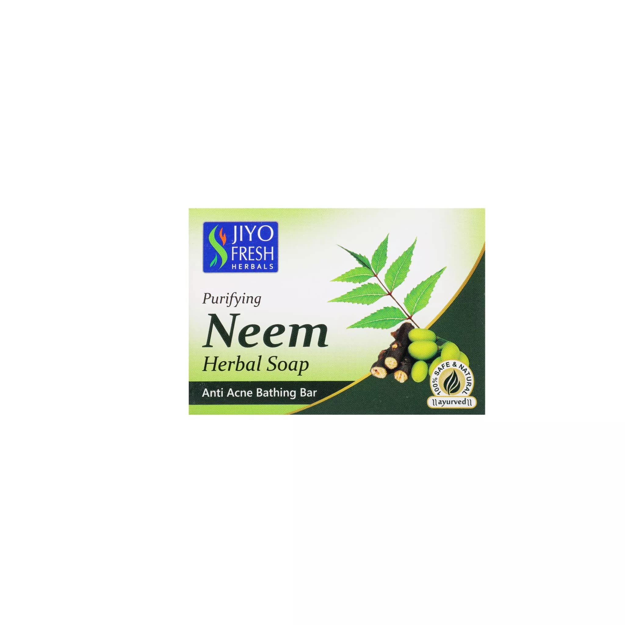 Jiyo Fresh Neem Herbal Soap 100 g Main Image
