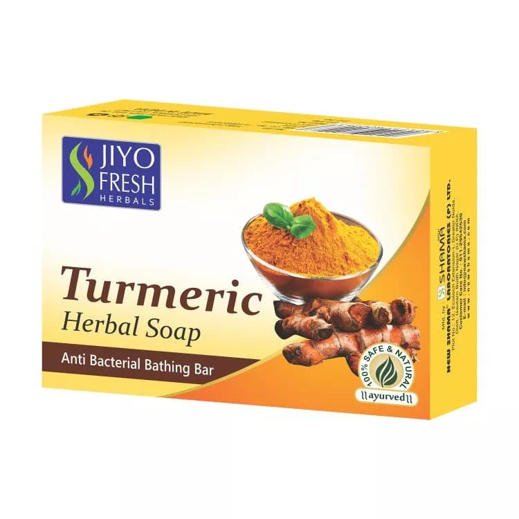 Jiyo Fresh Turmeric Herbal Soap 100 g Main Image