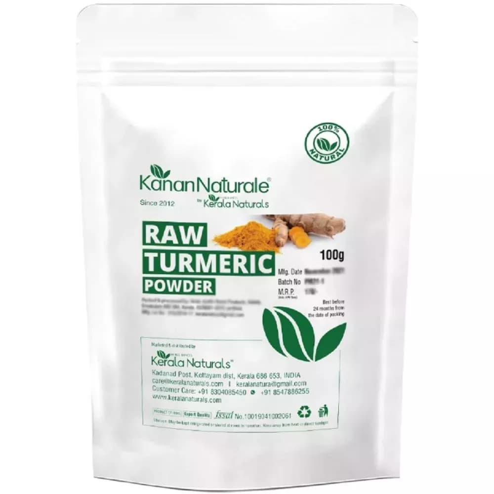 Kerala Naturals Raw Turmeric (Pachamanjalpodi) Powder 100 g Main Image