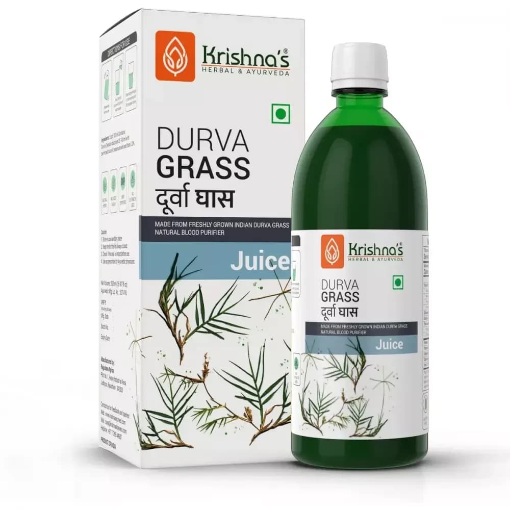 Krishna's Herbal & Ayurveda Durva Juice bottle
