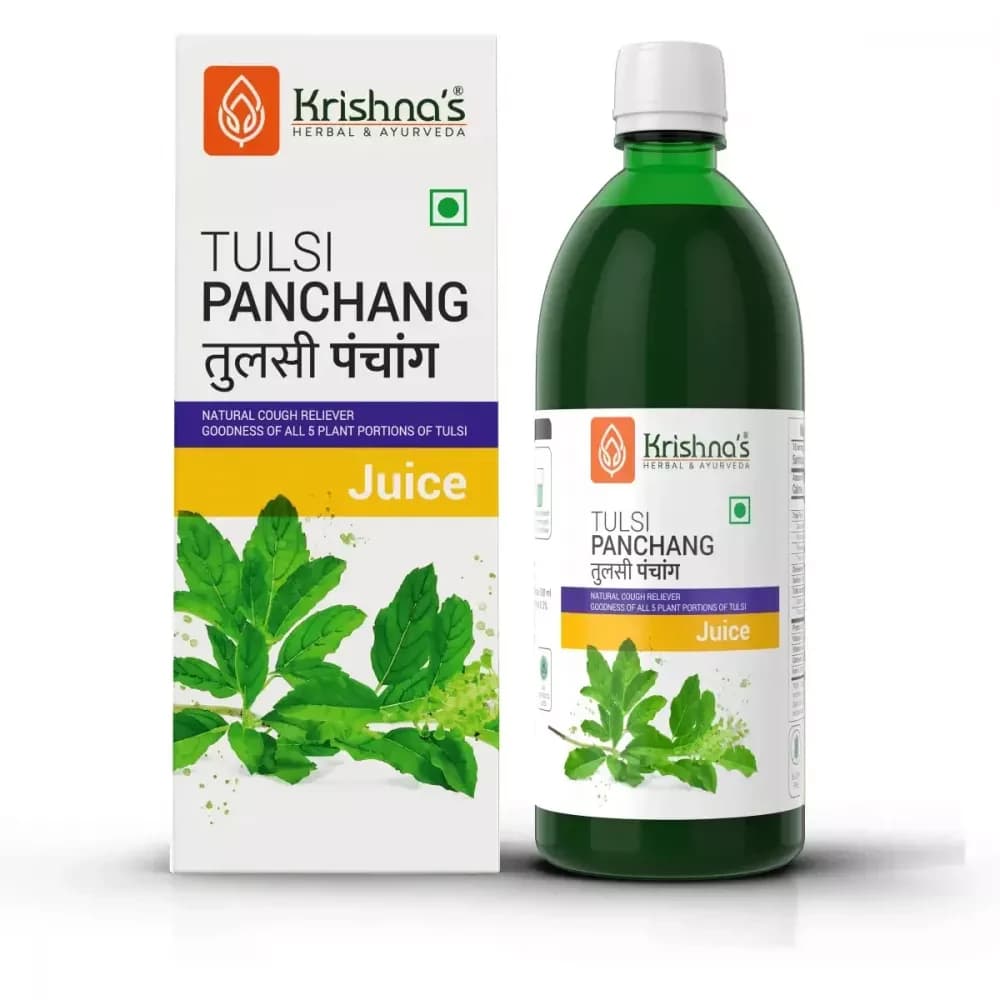 Krishna's Tulsi Panchang Juice 500 ml bottle