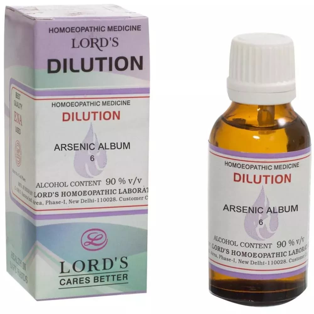 Lord's Arsenic Album Dilution 30 ml 6 CH Main Image