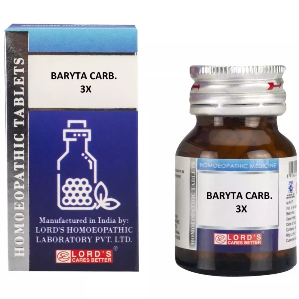 Lord's Baryta Carb Trituration Tablet 3X 25 g Main Image
