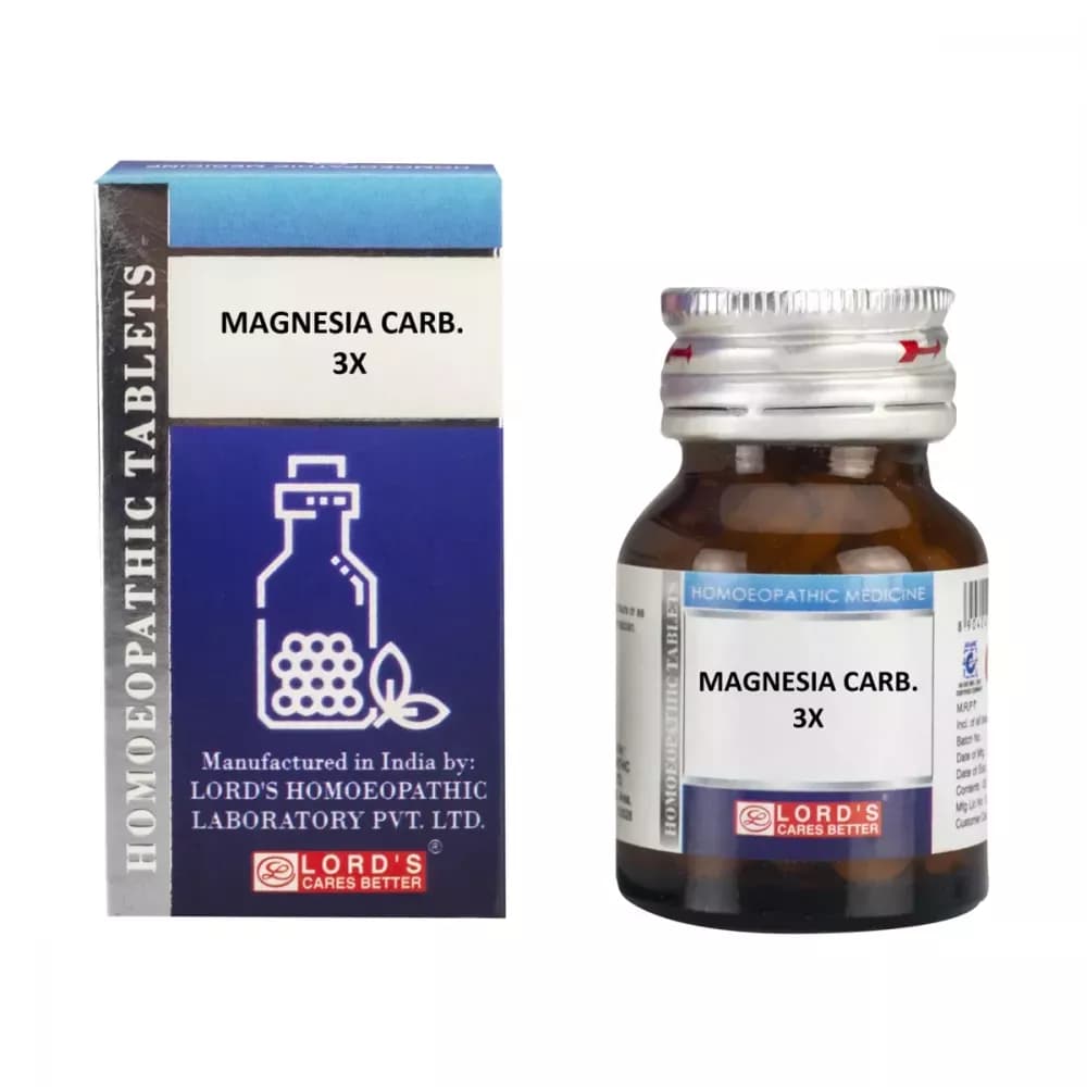 Lord's Magnesia Carb Trituration Tablet 3X 25 g Main Image