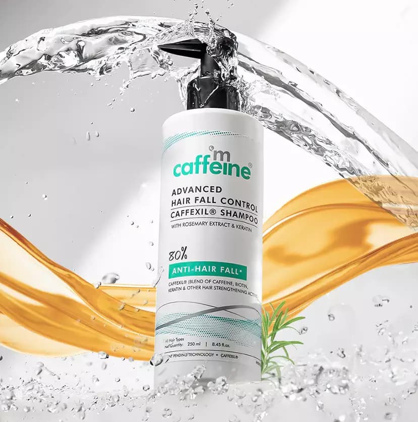 mCaffeine Advanced Hair Fall Control Shampoo with Rosemary,250g-Main image
