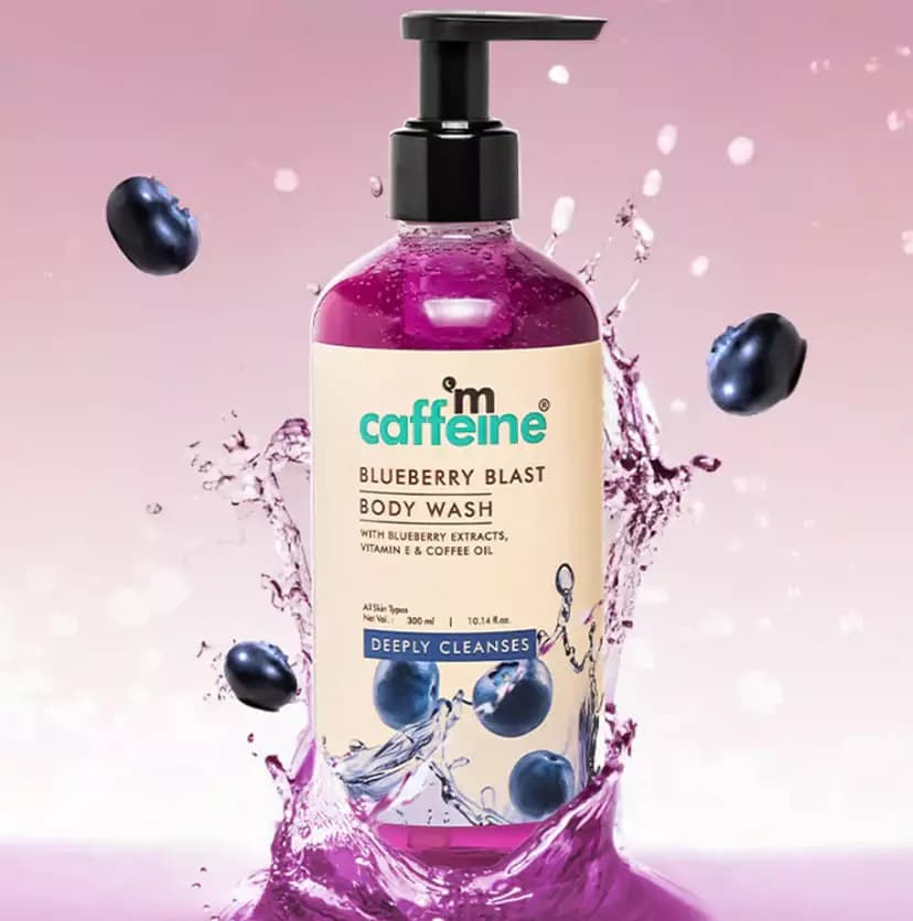 mCaffeine Blueberry Blast Body Wash,300ml-Main image