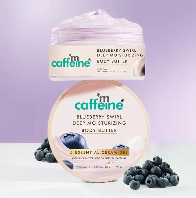 mCaffeine Blueberry Swirl Deep Moisturizing Body Butter,200g-Main image