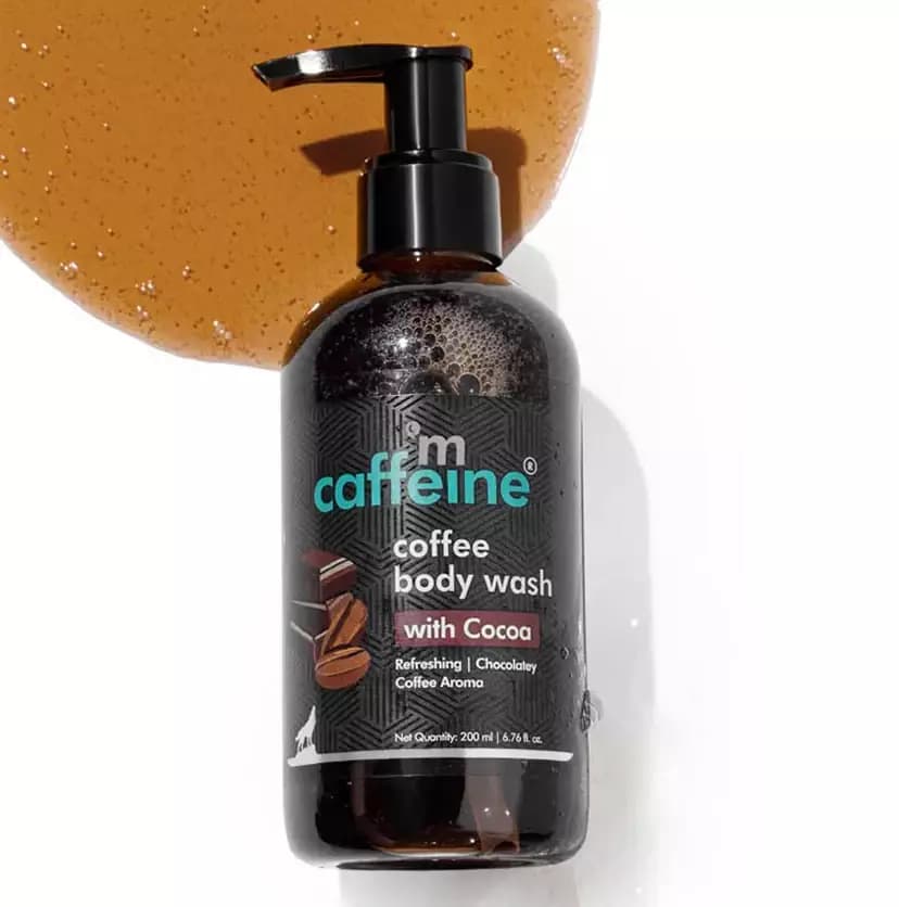 mCaffeine Coffee Body Wash with Cocoa for Energizing & De Tan,200ml-Main image