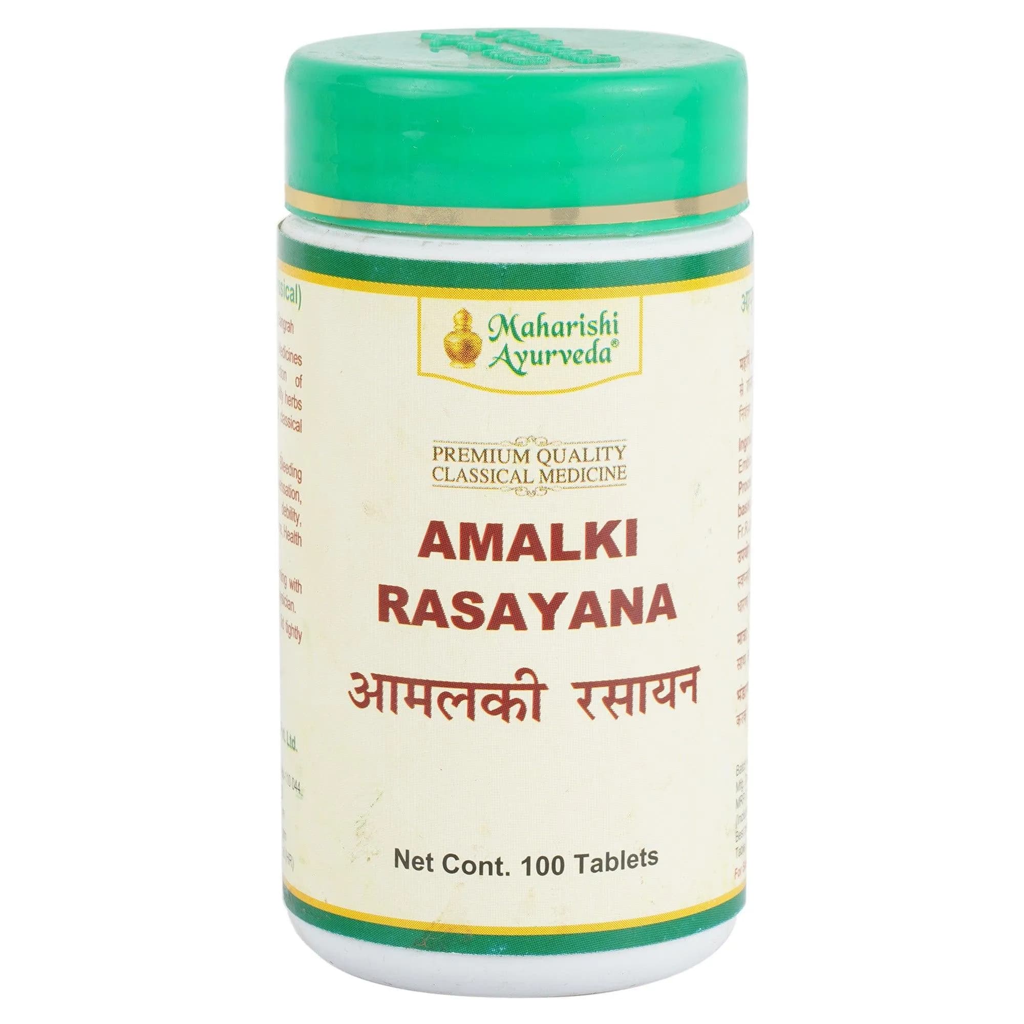 Maharishi ayurveda amalaki rasayana 100 tablets shopindianproductsa