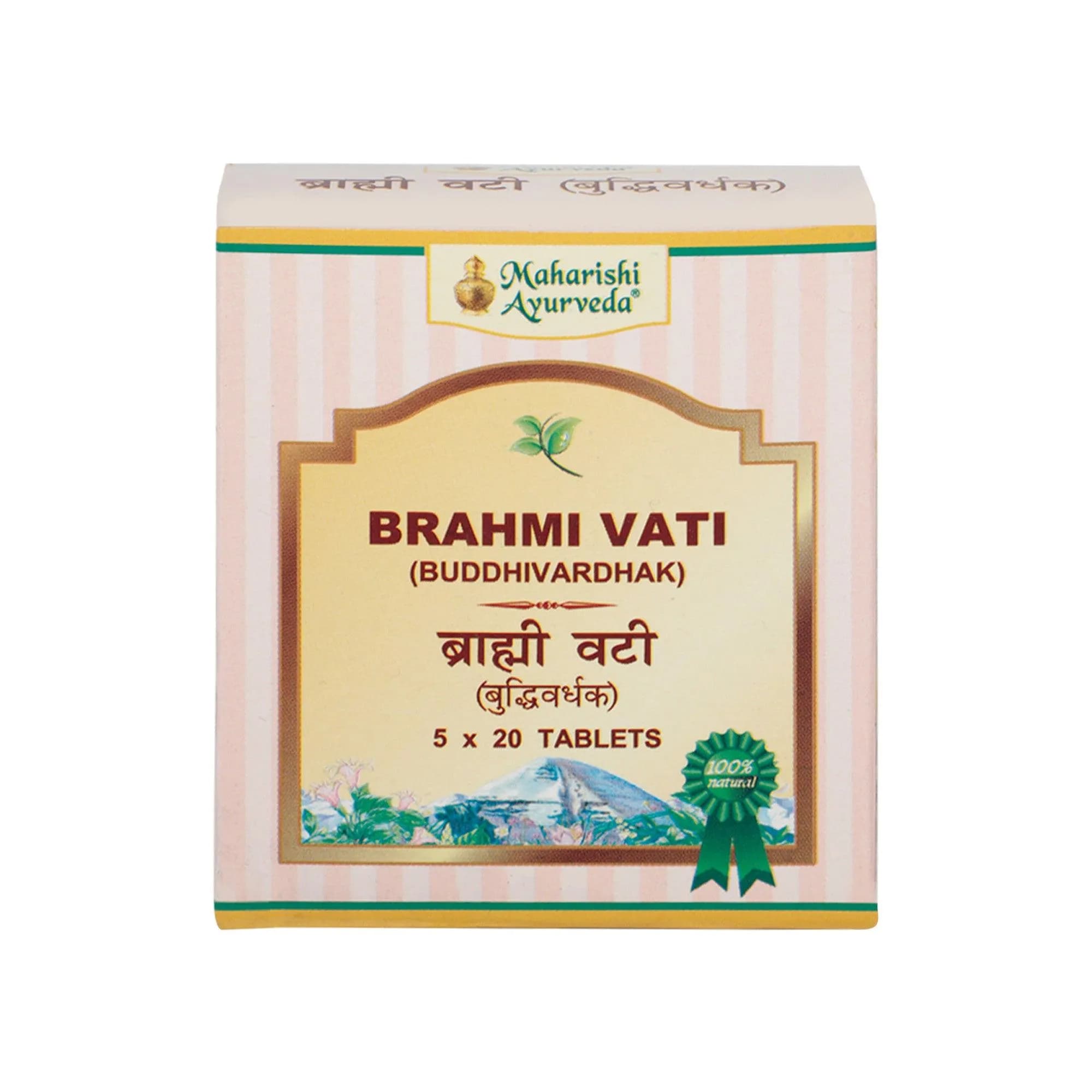 Maharishi ayurveda brahmi vati 100 tablets shopindianproductsa