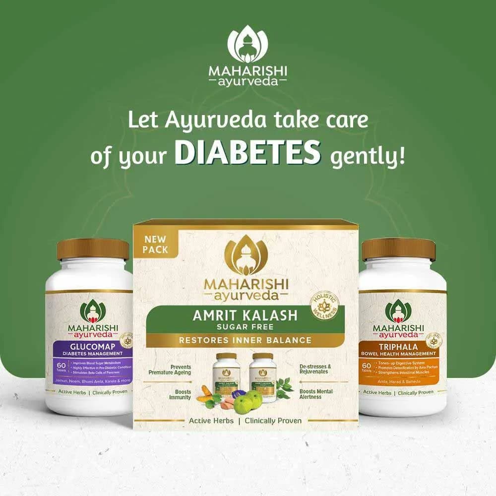 Maharishi ayurveda complete diabetes care therapy 120 tablets shopindianproductsa