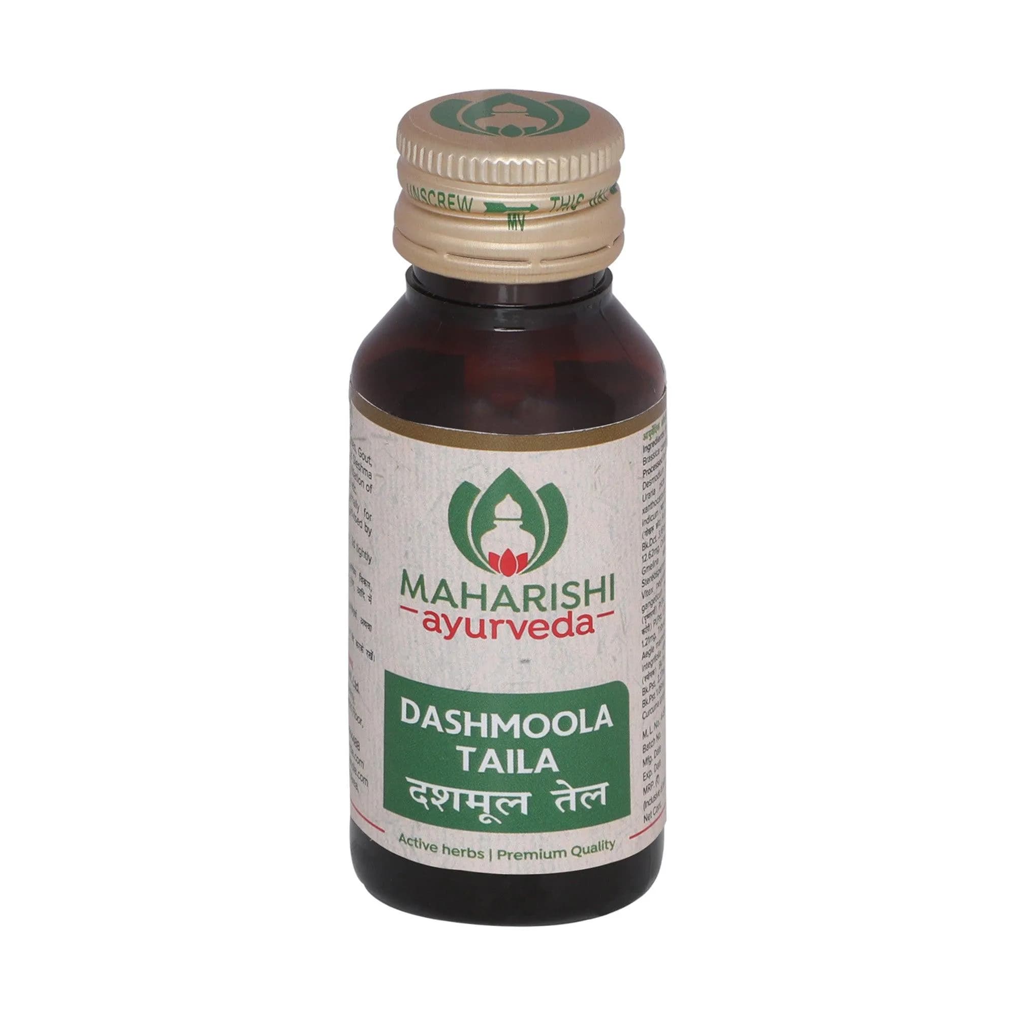 Maharishi ayurveda dashmoola taila 50 ml shopindianproductsa