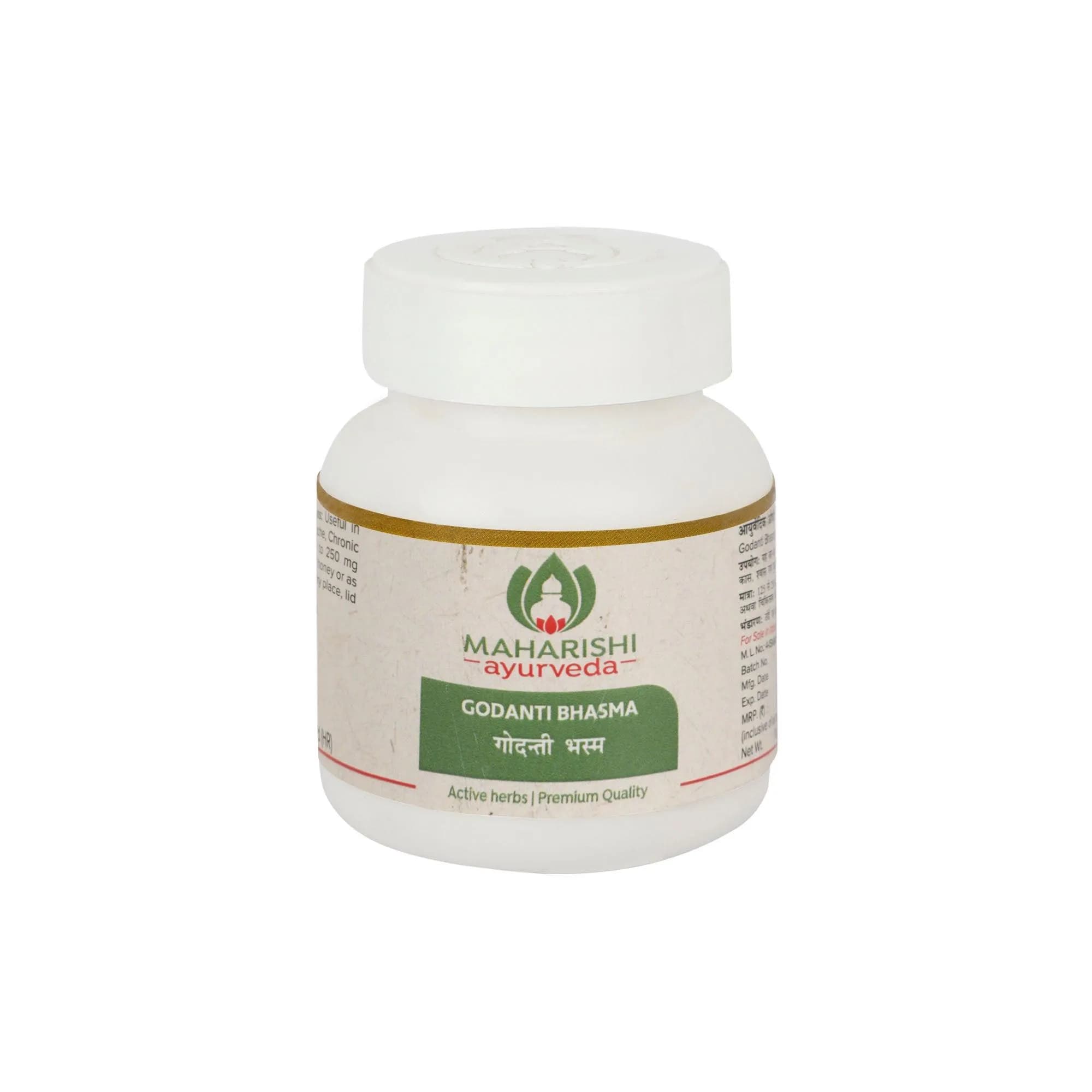 Maharishi ayurveda godanti bhasma 10 g shopindianproductsa