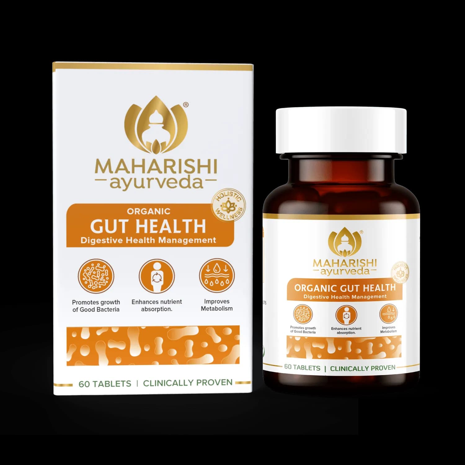 Maharishi ayurveda gut health 60 tablets shopindianproductsa