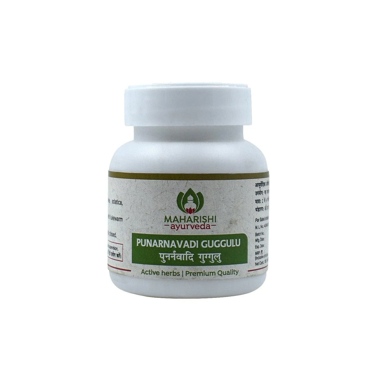Maharishi ayurveda punarnavadi guggulu 100 tablets shopindianproductsa