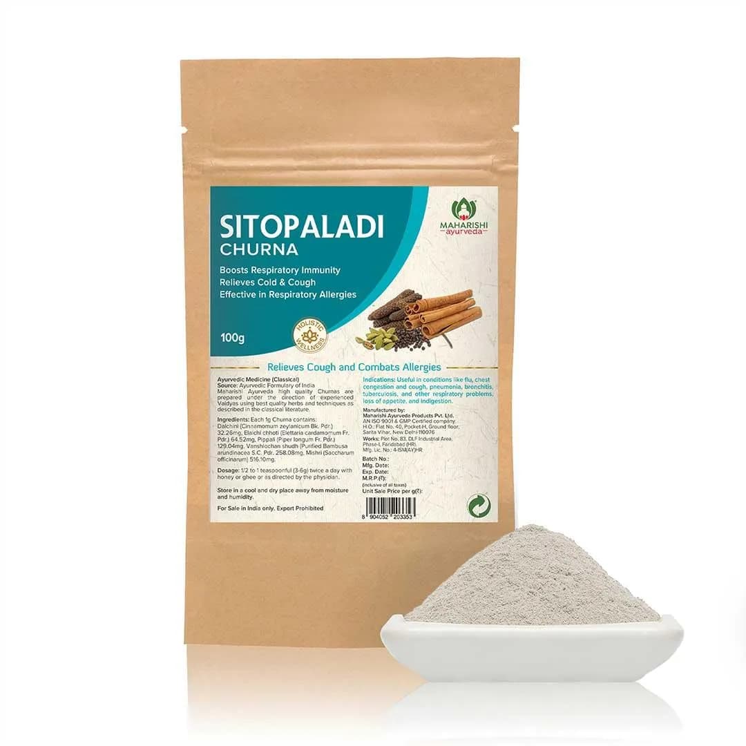 Maharishi ayurveda sitopaladi churna 100 g shopindianproductsa