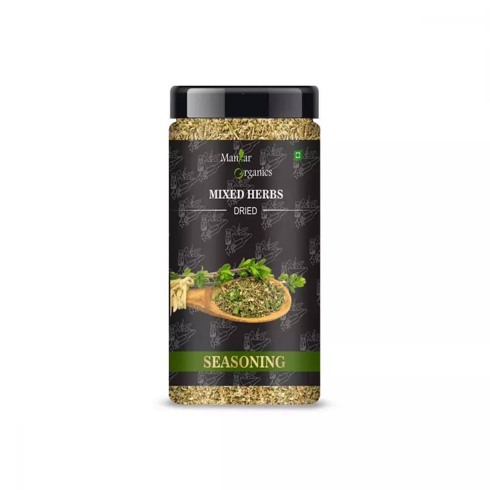Manhar Organics Dried Mixed Herbs- Multipurpose Seasoning 120 g Main Image