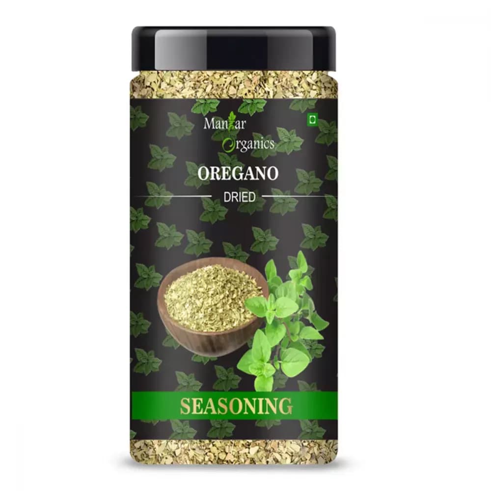 Manhar Organics Dried Oregano Flakes Seasoning 80 g Main Image