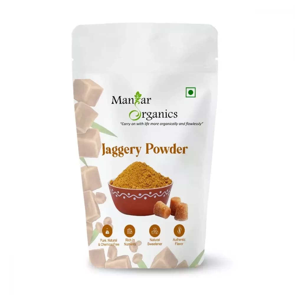 Manhar Organics Jaggery Powder 100 g main image