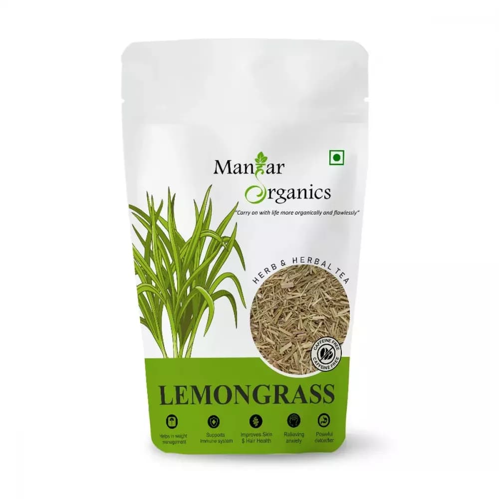 Manhar Organics Lemongrass Herbal Tea 100 g Main Image