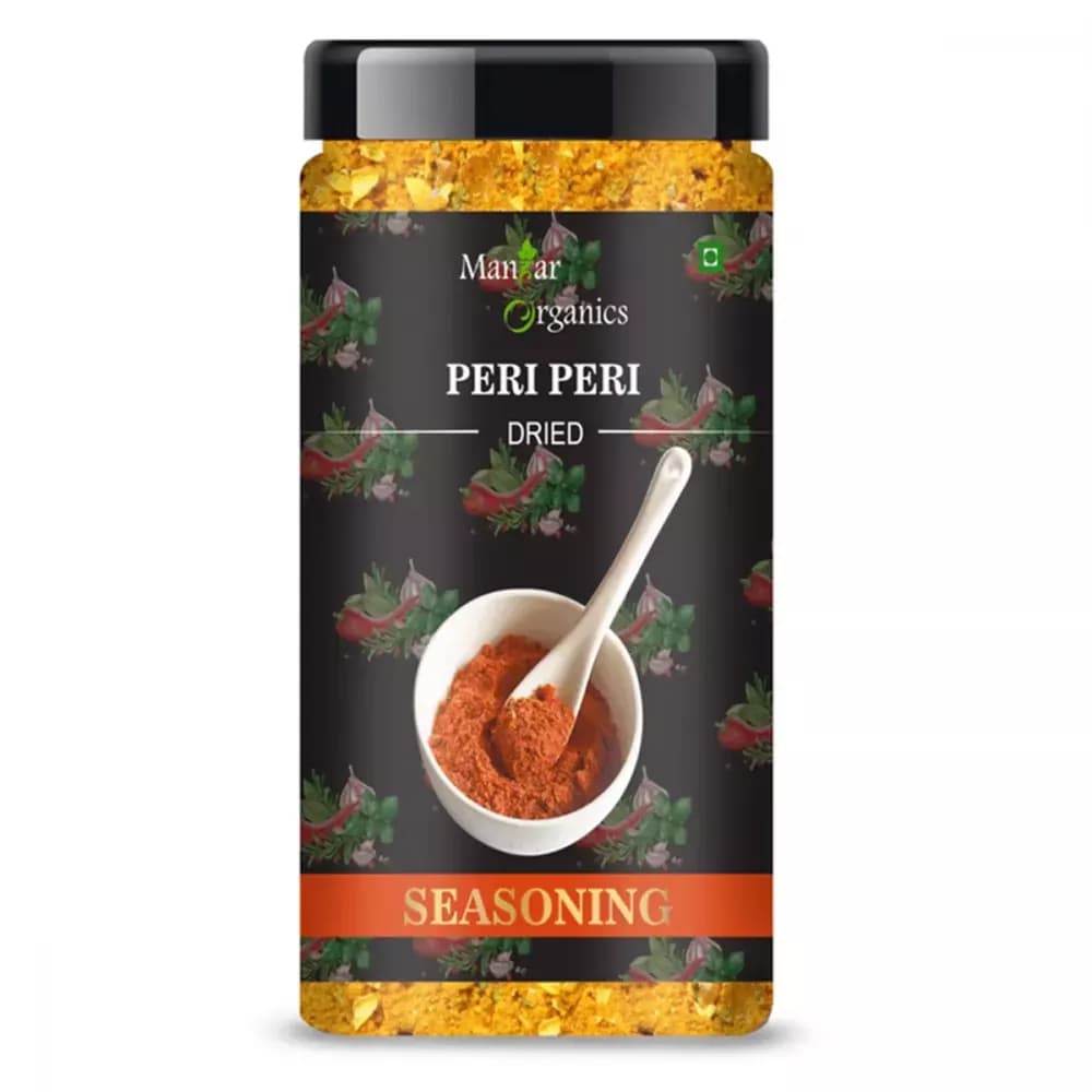 Manhar Organics Peri-Peri Seasoning 120 g Main Image