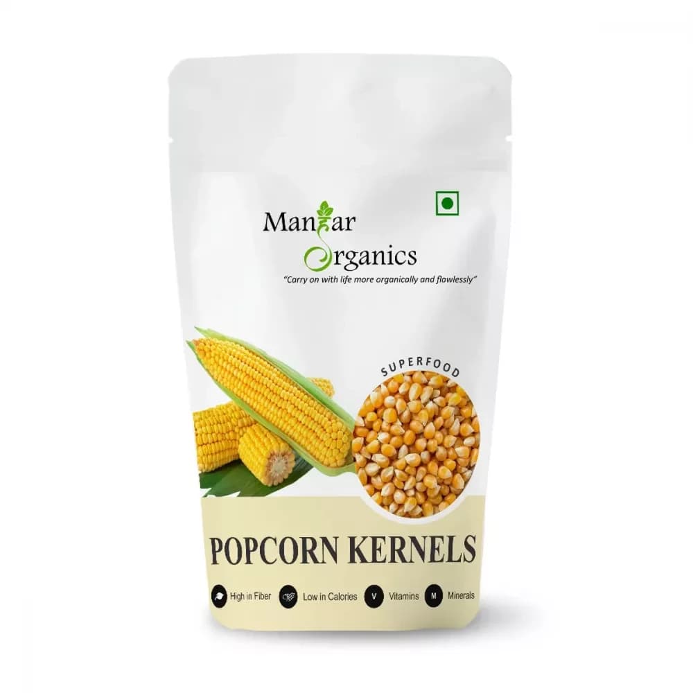 Manhar Organics Popcorn Kernels 100 g Main Image
