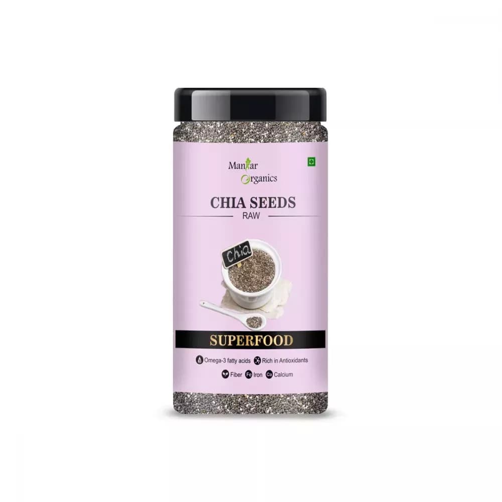 Manhar Organics Raw Chia Seeds 175 g Main Image