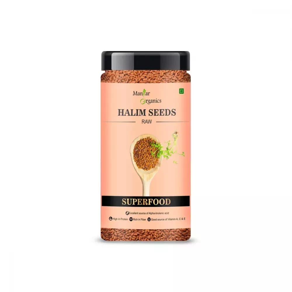 Manhar Organics Raw Halim Seeds 175 g Main Image
