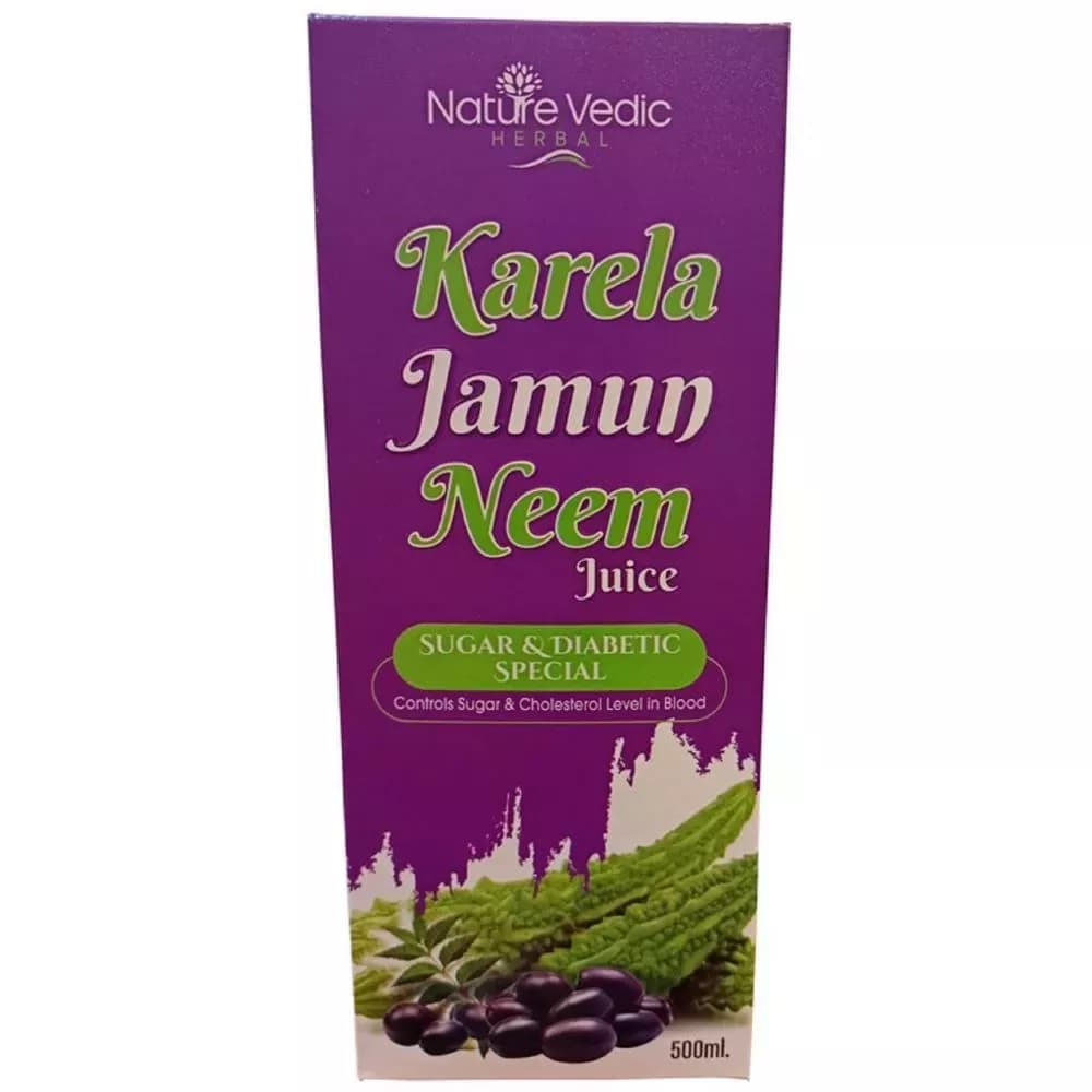 Nature Vedic Nature Vedic Neem Karela & Jamun Juice 500 ml Main Image