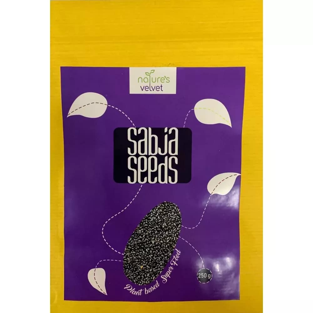Natures Velvet Basil Seeds Raw And Premium 250 g Main Image