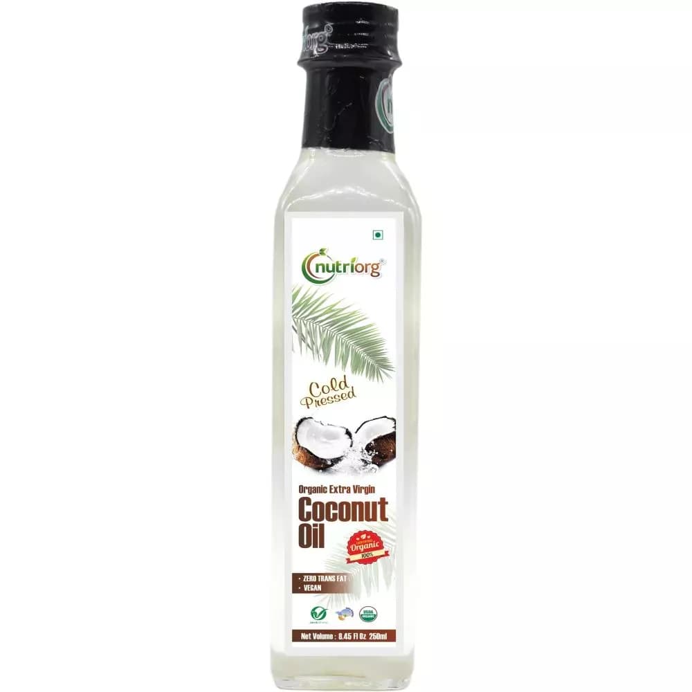 Nutriorg Certified Organic Extra Virgin Coconut Oil 250 ml Main Image