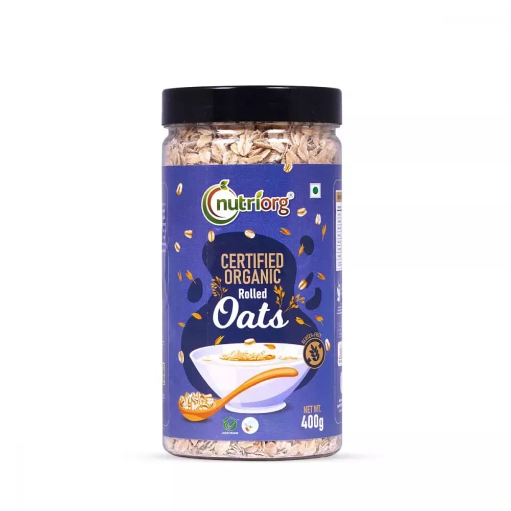 Nutriorg Certified Organic Rolled Oats 400 g Main Image