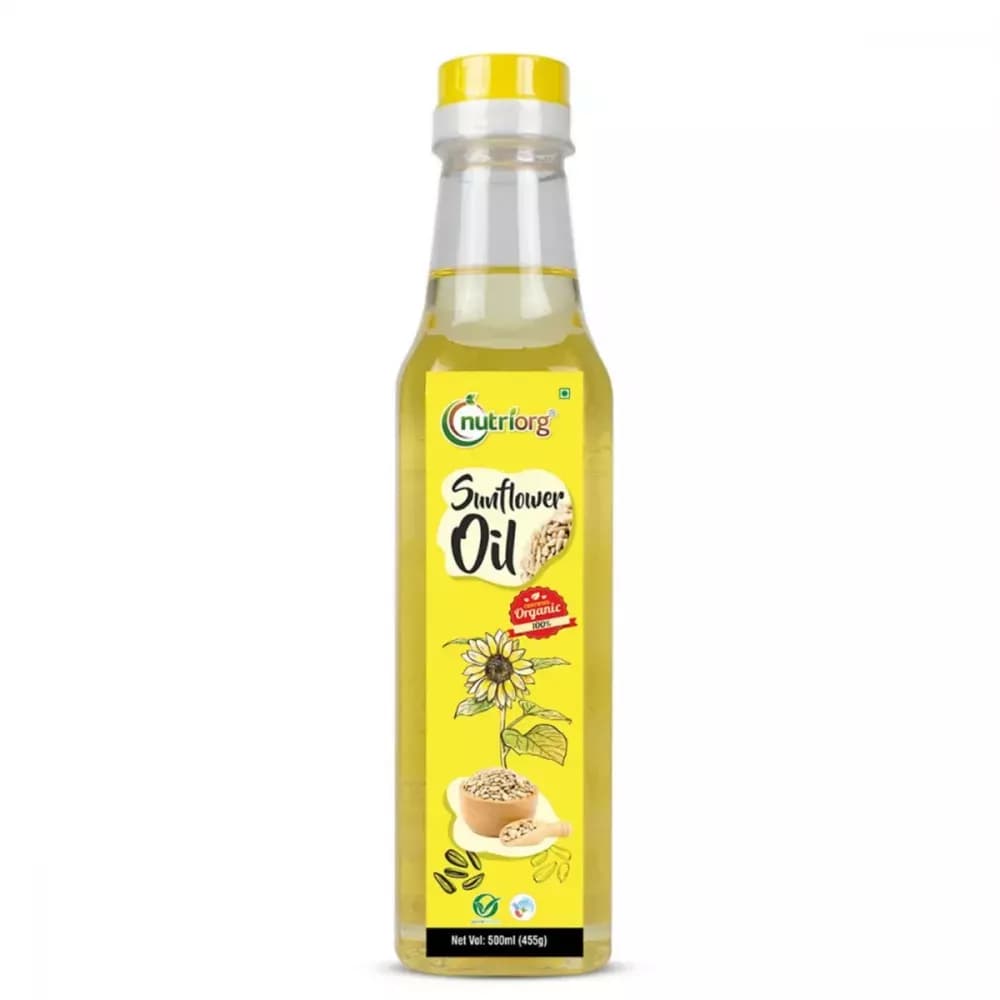 Nutriorg Certified Organic Sunflower Oil 500 ml Main Image