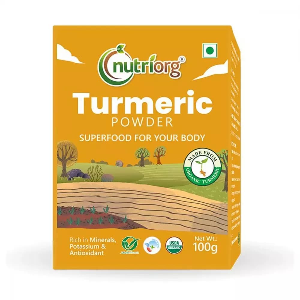 Nutriorg Certified Organic Turmeric Powder 100 g Main Image