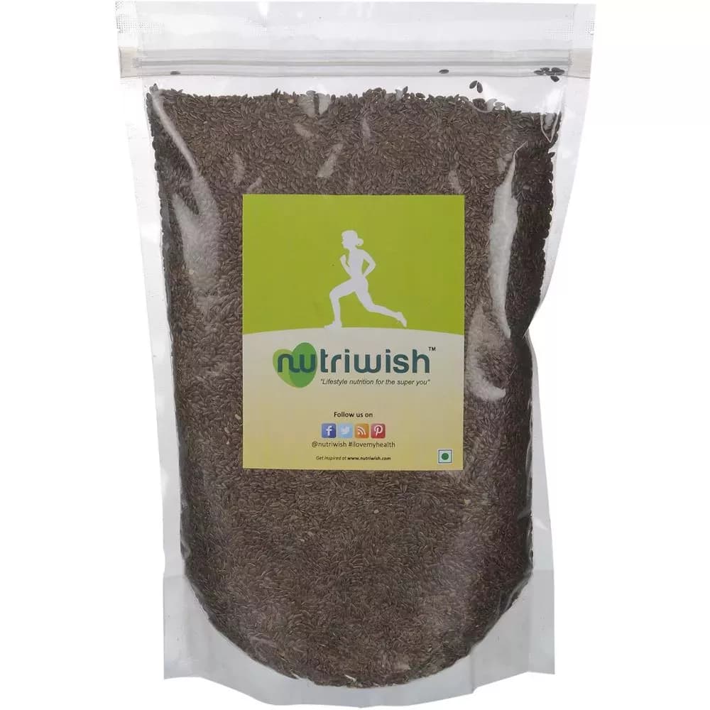 Nutriwish Flax Seeds - Premium Roasted & Salted 1.5 kg Main Image