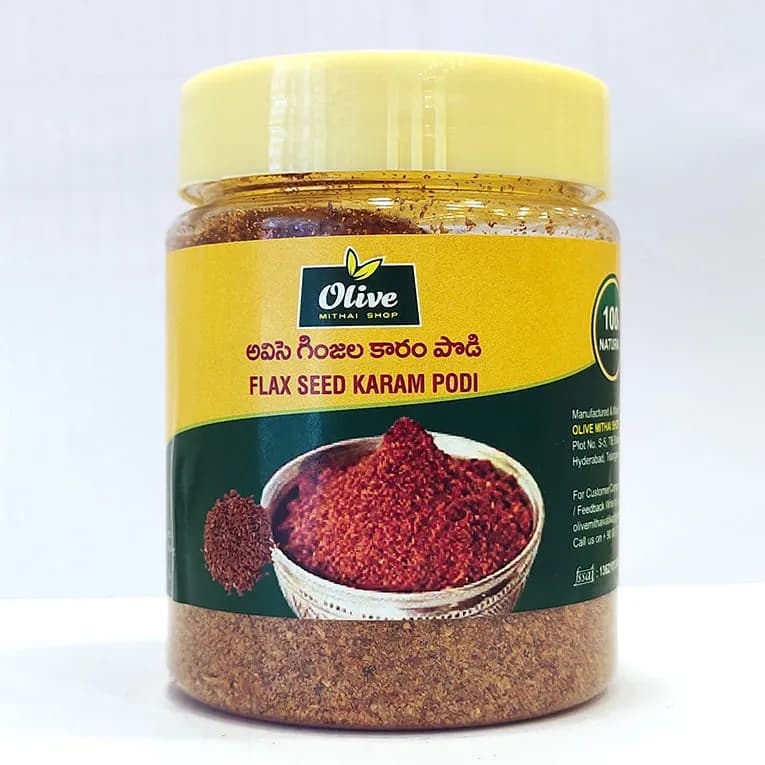 Olive Mithai Flaxseed Karam 100 G 1 ShopIndianProductsa