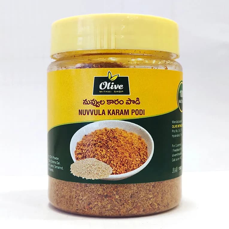 Olive Mithai Nuvvula Karam 100 G 1 ShopIndianProductsa