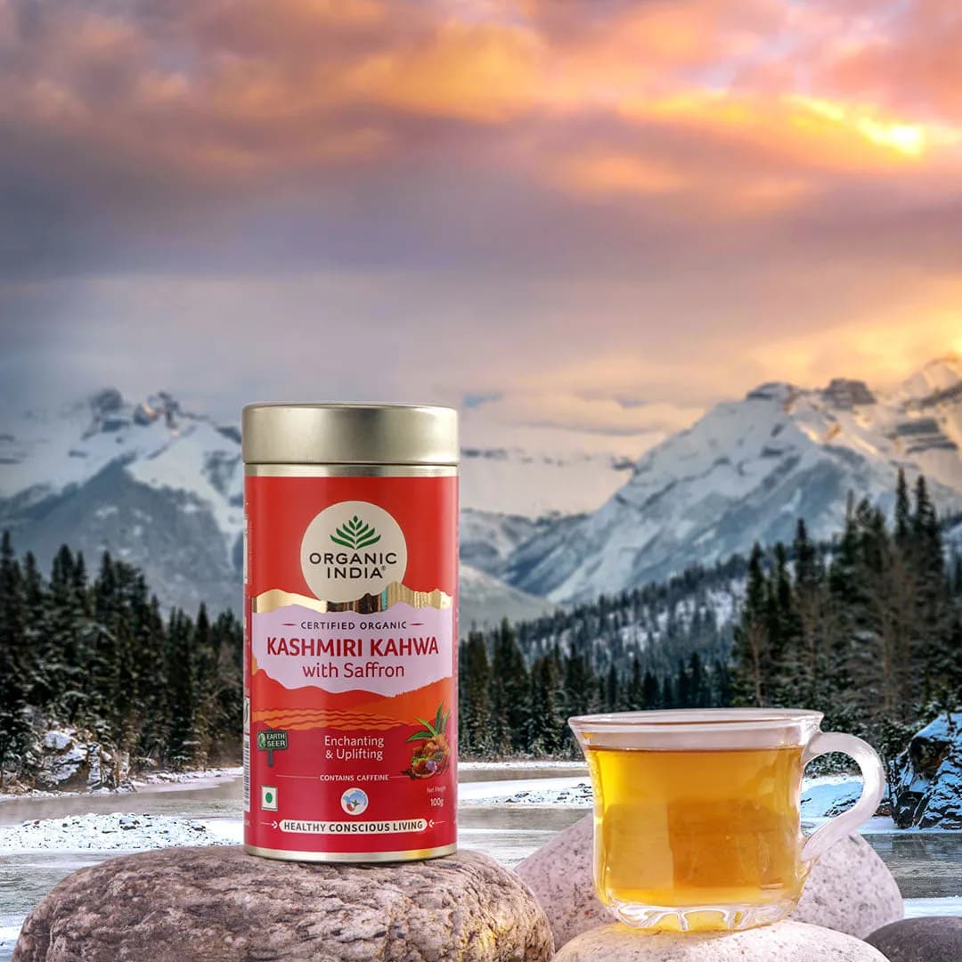Organic India Kashmiri Kahwa 25 Teabags ShopIndianProductsa