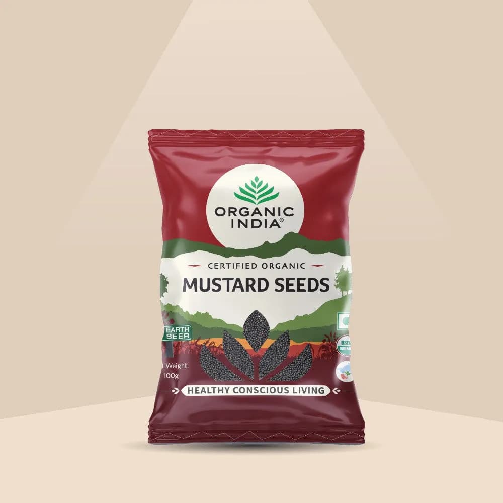Organic India Mustard Seeds 100 G ShopIndianProductsa
