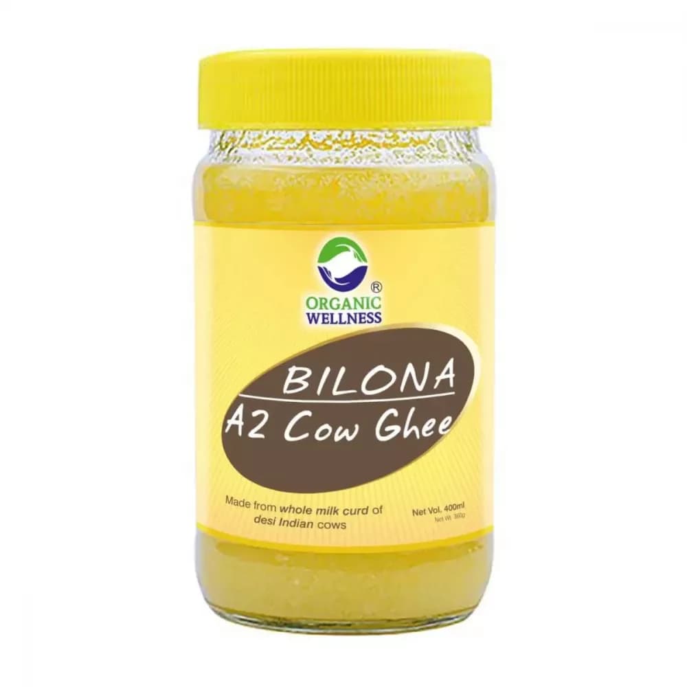 Organic Wellness A2 Bilona Ghee 400 ml bottle