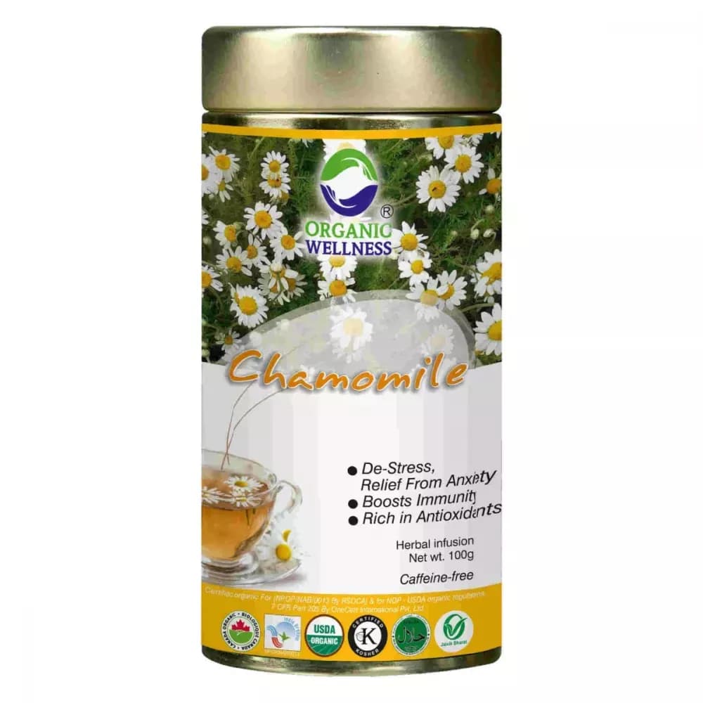 Organic Wellness Blossom Chamomile Tea 100 g Tea Main Image