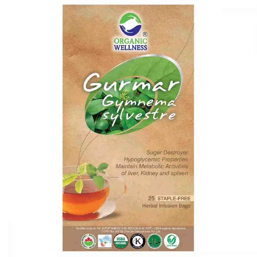 Organic Wellness Gurmar Gymnema Sylvestre Teabag 25 Sachet Main Image