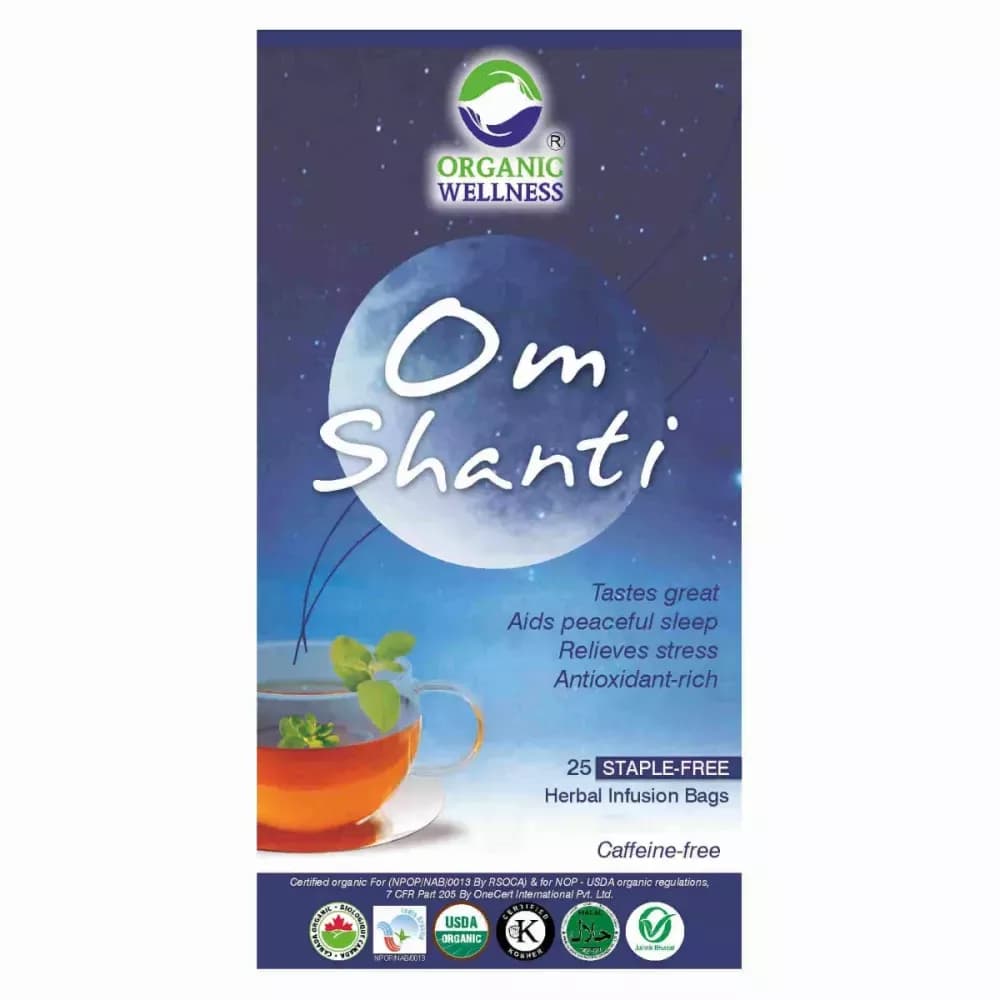 Organic Wellness Om Shanti Tea Bags 25 Sachet Main Image