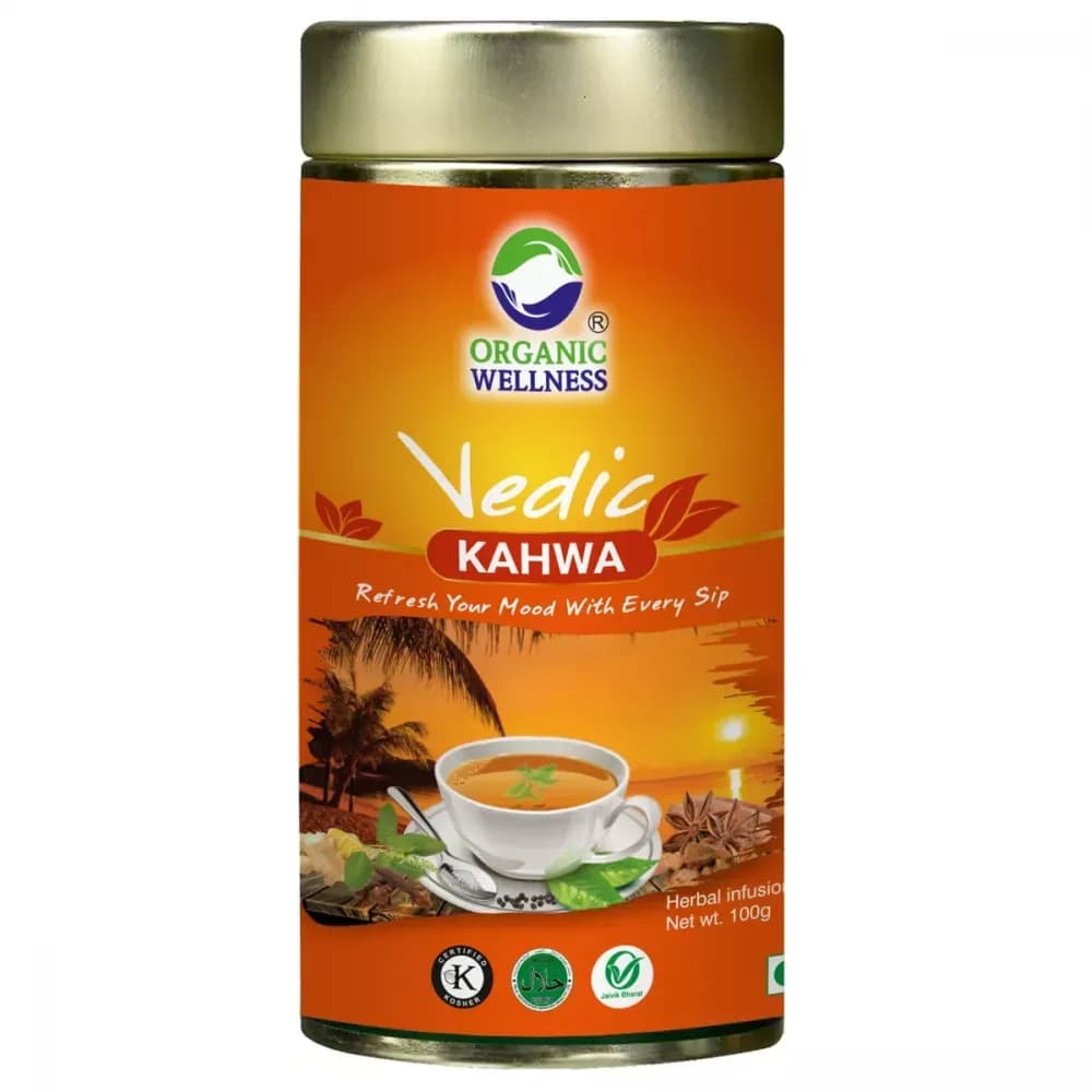 Organic Wellness Vedic Kahva Tea Tin 100 g Powder Main Image