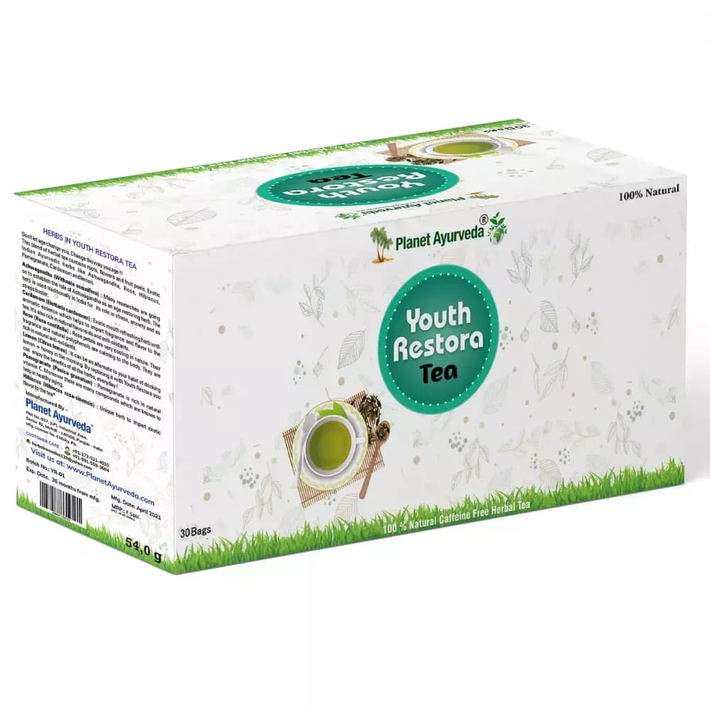 Planet Ayurveda Youth Restora Tea 30 Sachets Main Image