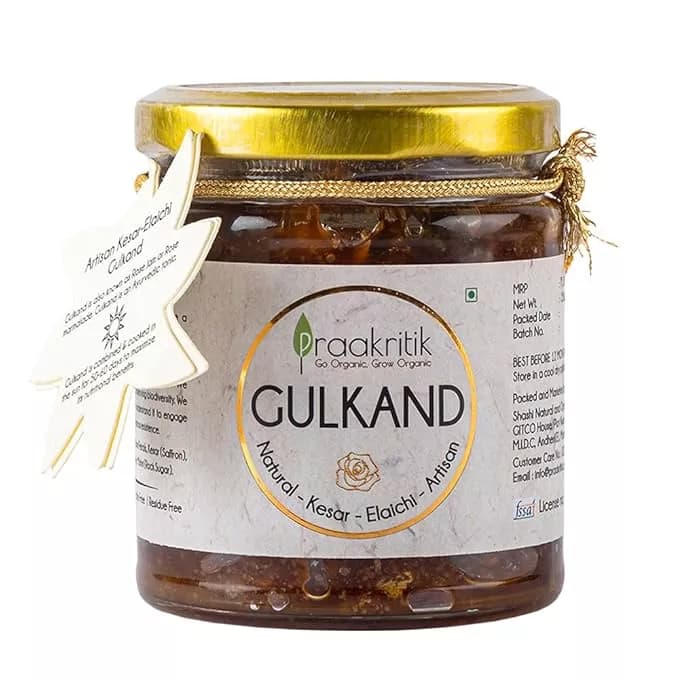 Praakritik Natural Kesar Elaichi Artisan Gulkand 250 g Main Image