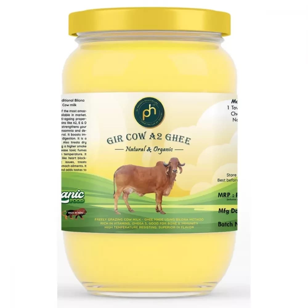Prithvi Healthcare Gir Cow A2 Ghee 250 ml bottle