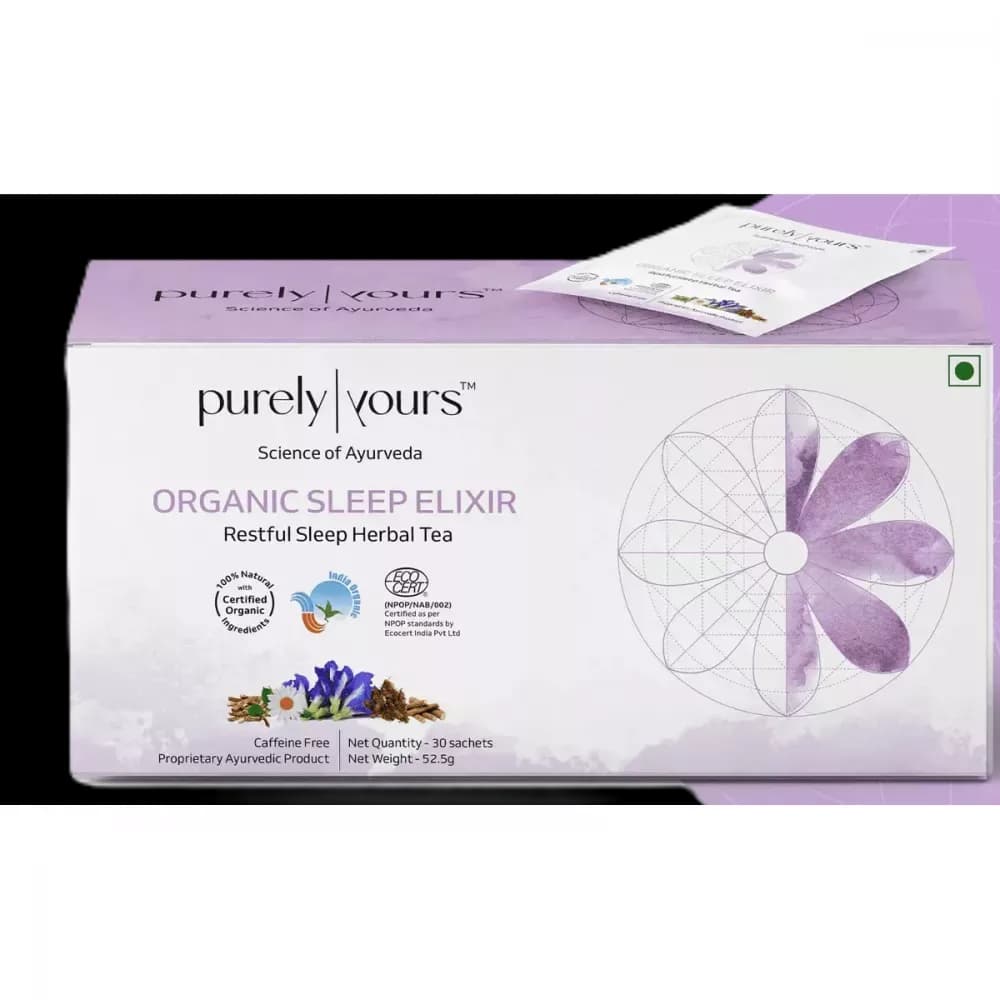 Purely Yours Organic Sleep Elixir Herbal Tea 20 Sachet Main Image